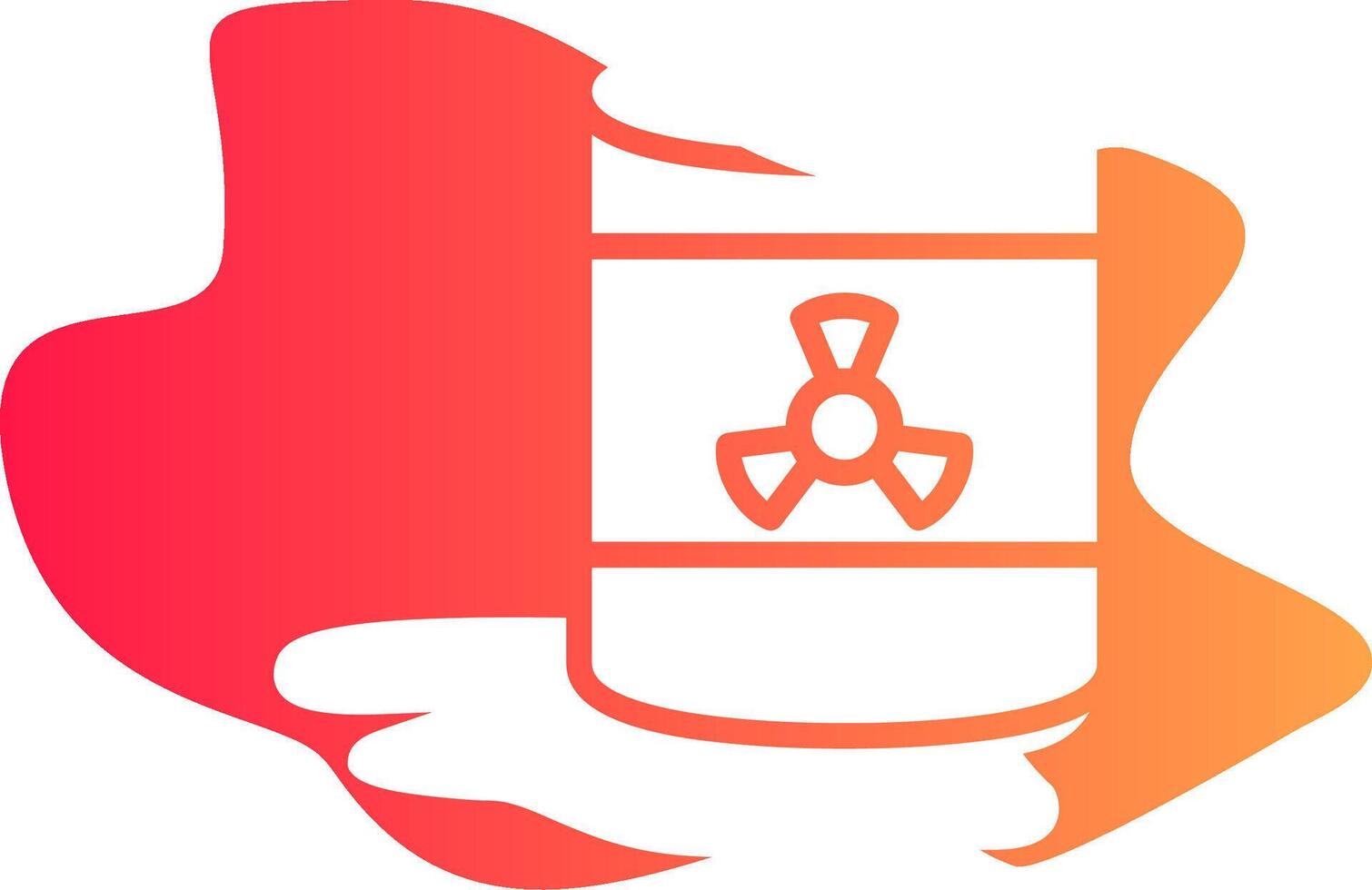 Toxic Waste Creative Icon Design vector