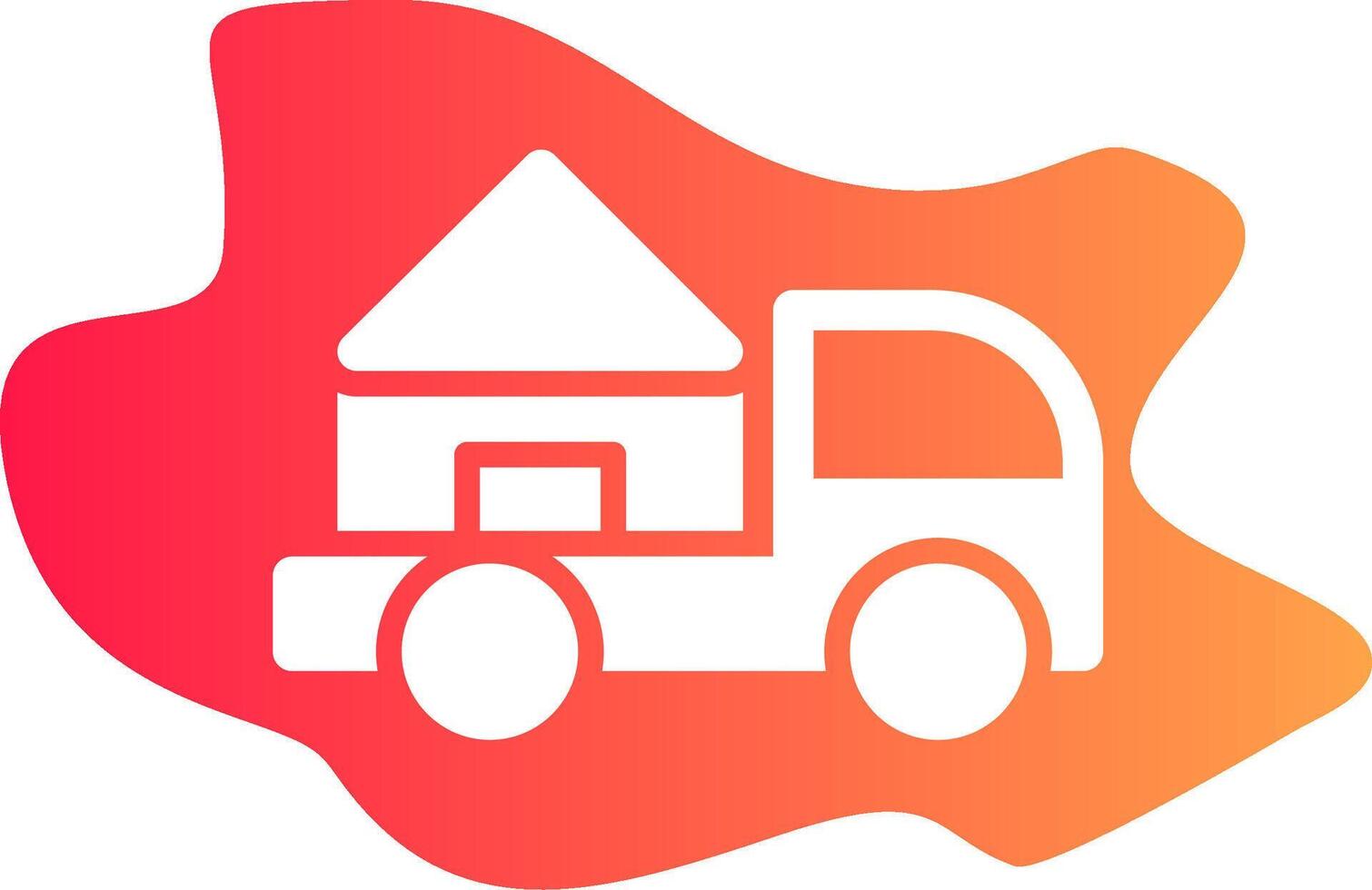 Moving Truck Creative Icon Design vector