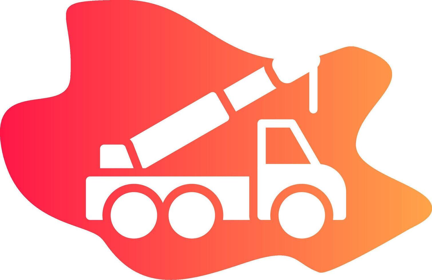 Crane Truck Creative Icon Design vector