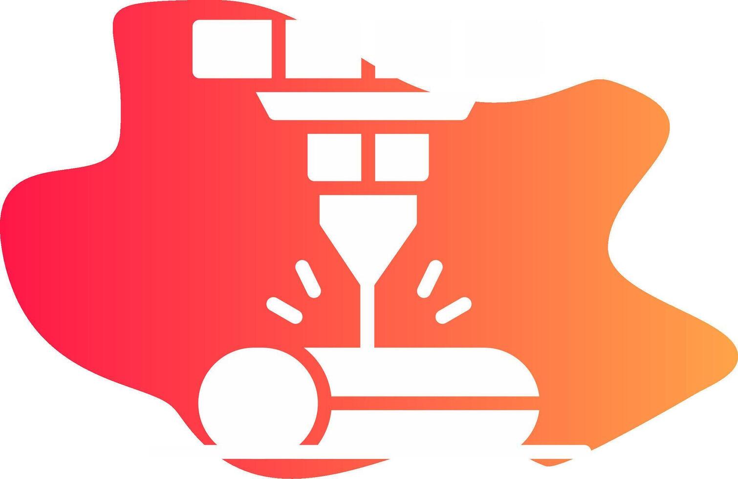 Laser Beam Creative Icon Design vector
