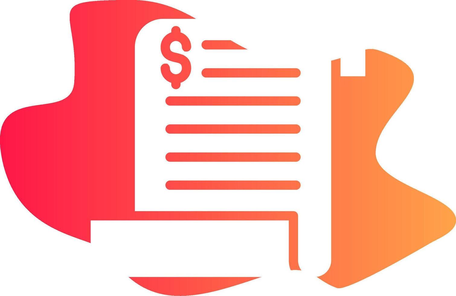 Bill Creative Icon Design vector