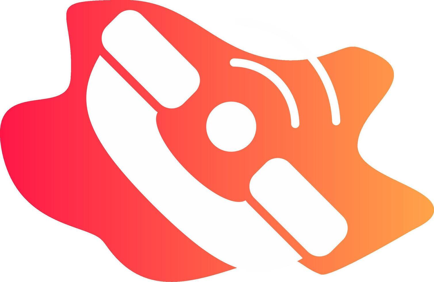 Phone Receiver Creative Icon Design vector
