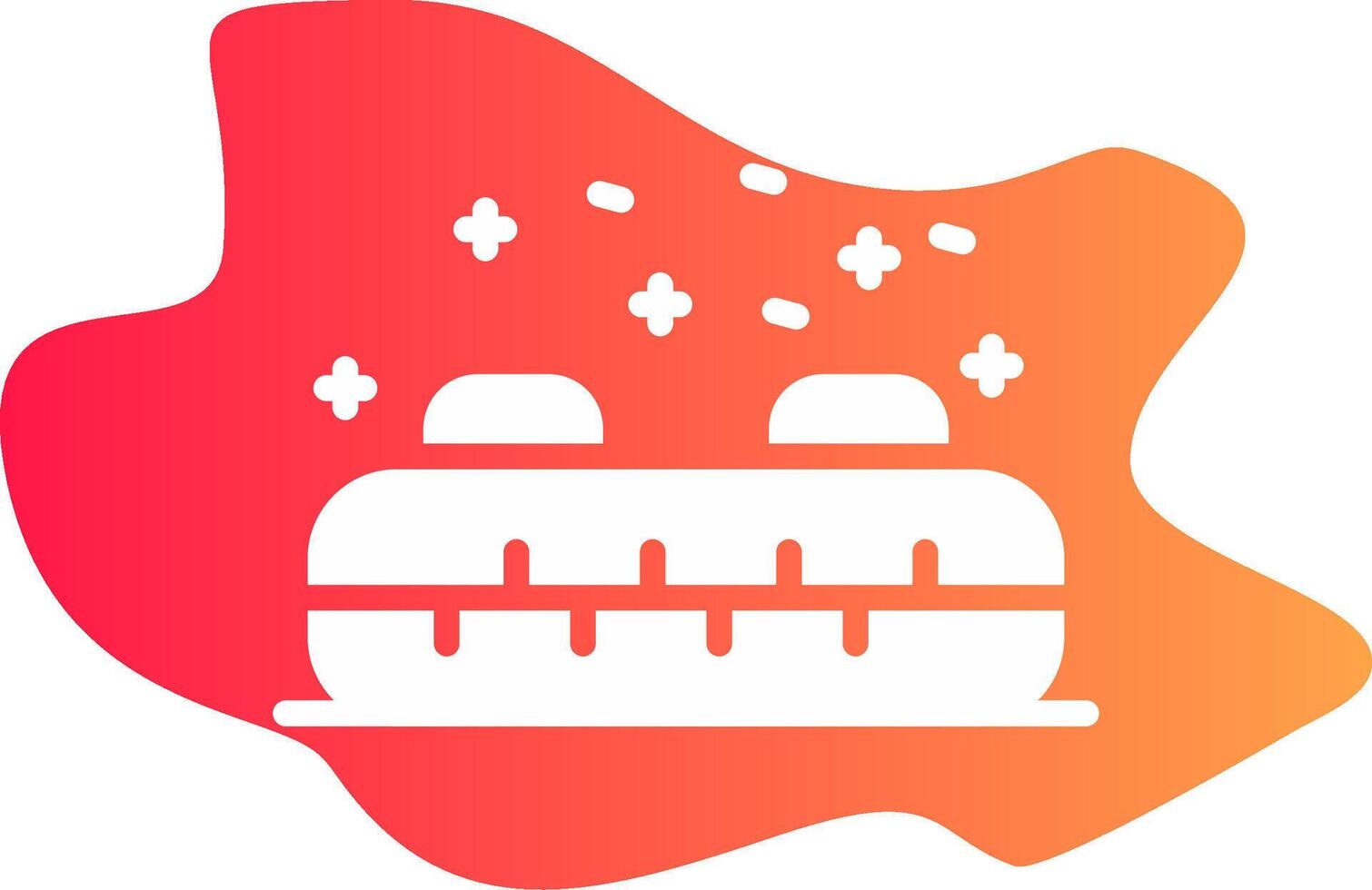 Inflatable Sled Creative Icon Design vector