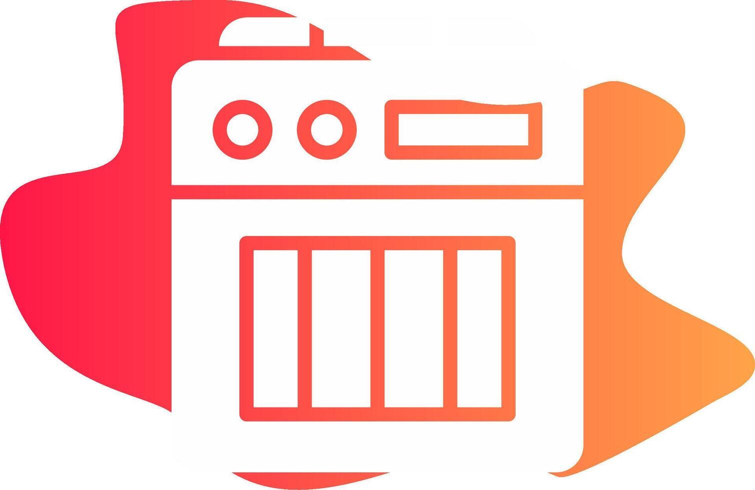 Amplifier Box Creative Icon Design vector