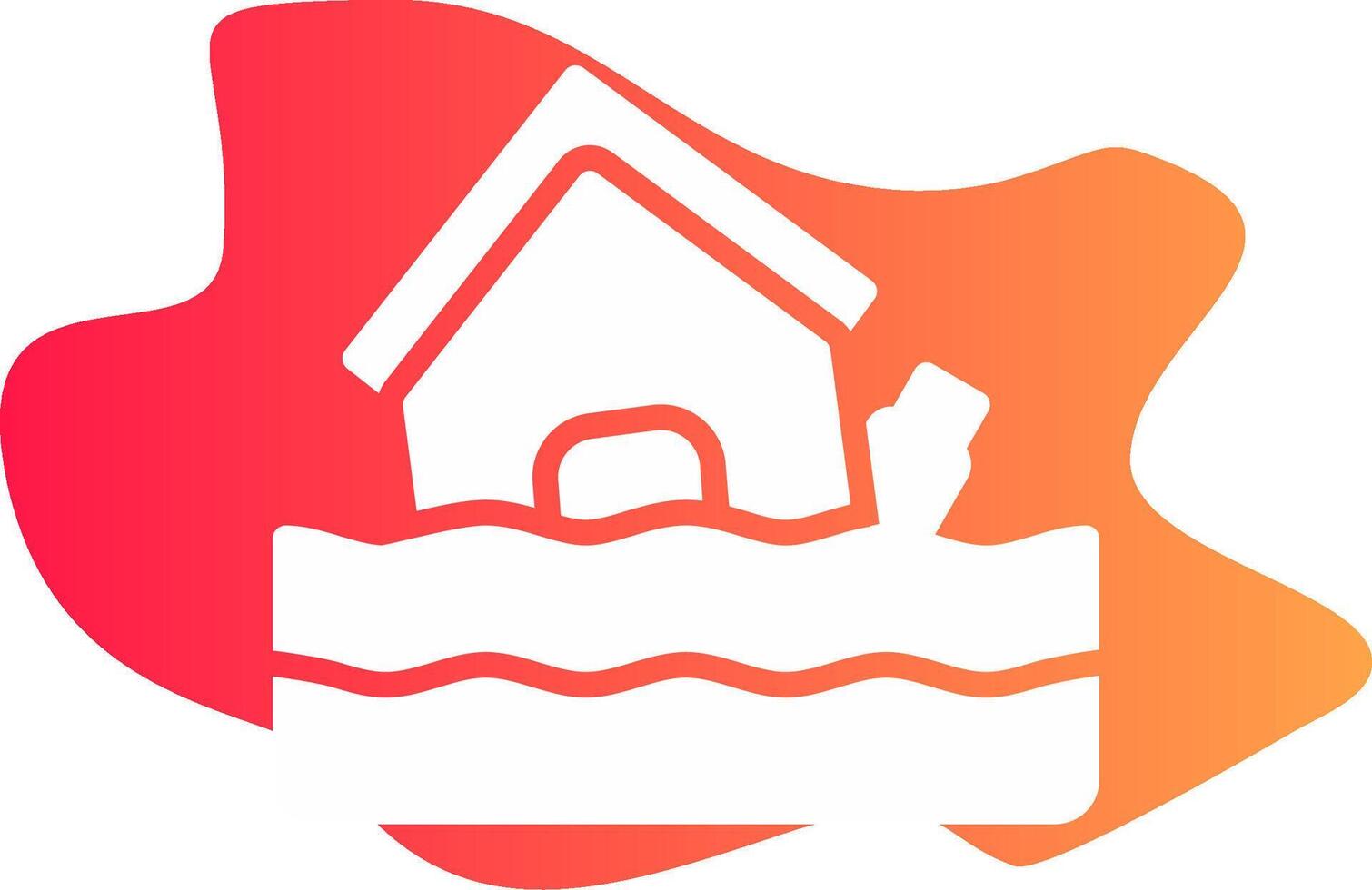 Flood Creative Icon Design vector