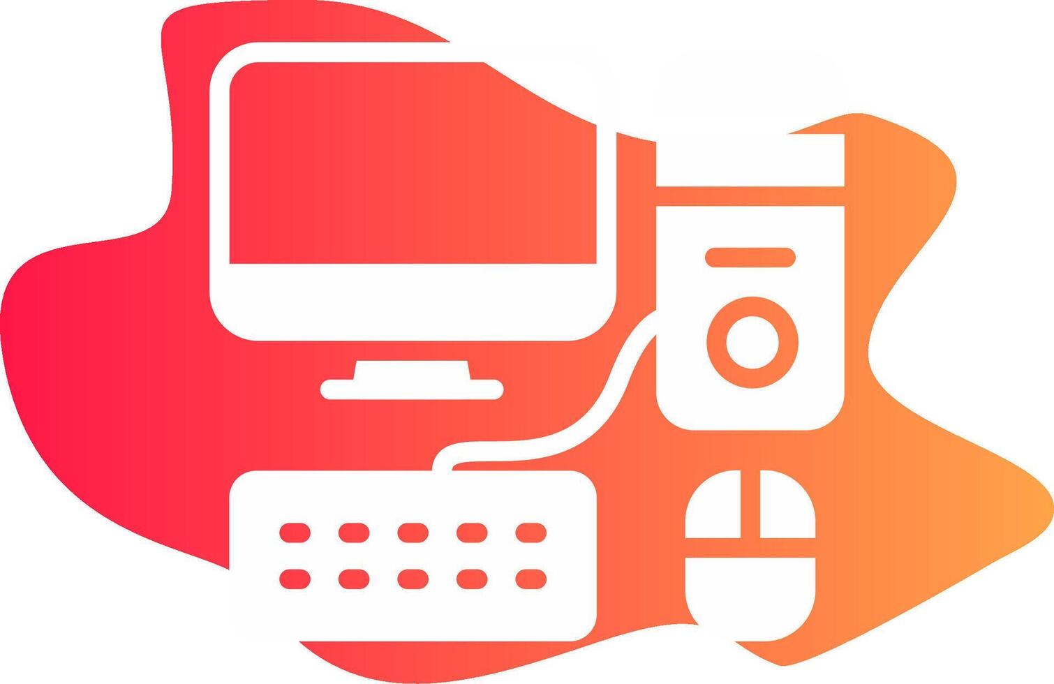 Computer Creative Icon Design vector