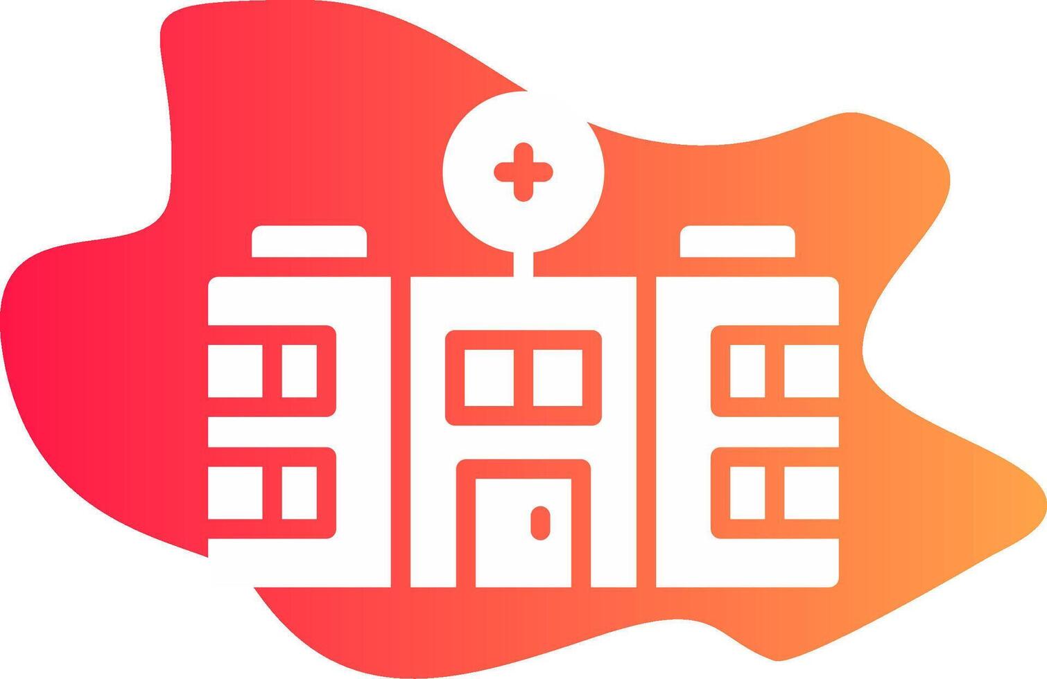 diseño de icono creativo de hospital vector