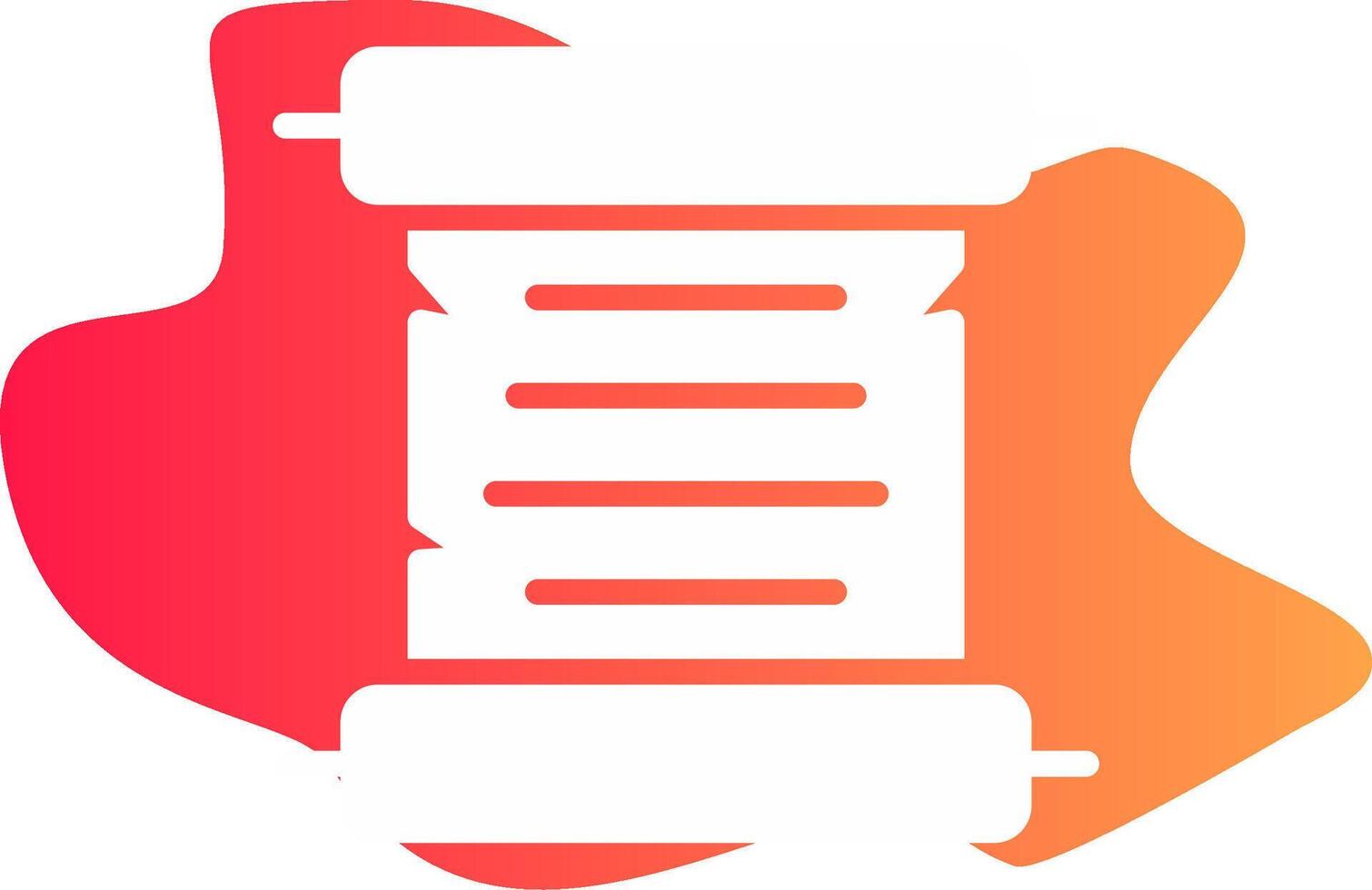Old Paper Creative Icon Design vector