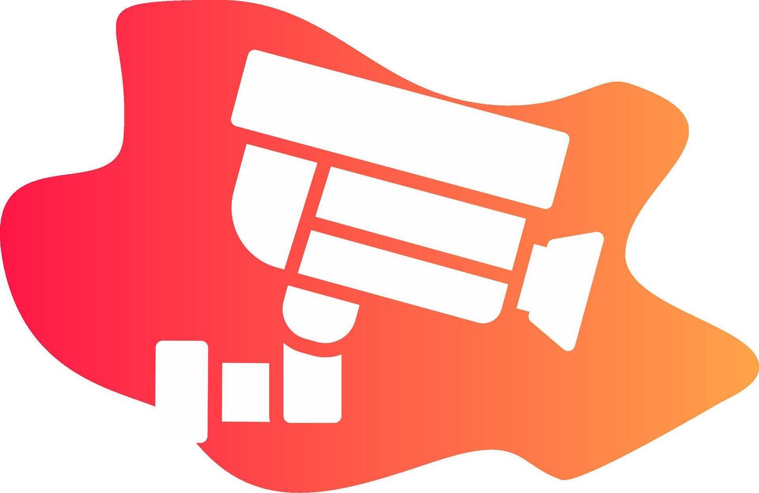 CCTV Camera Creative Icon Design vector