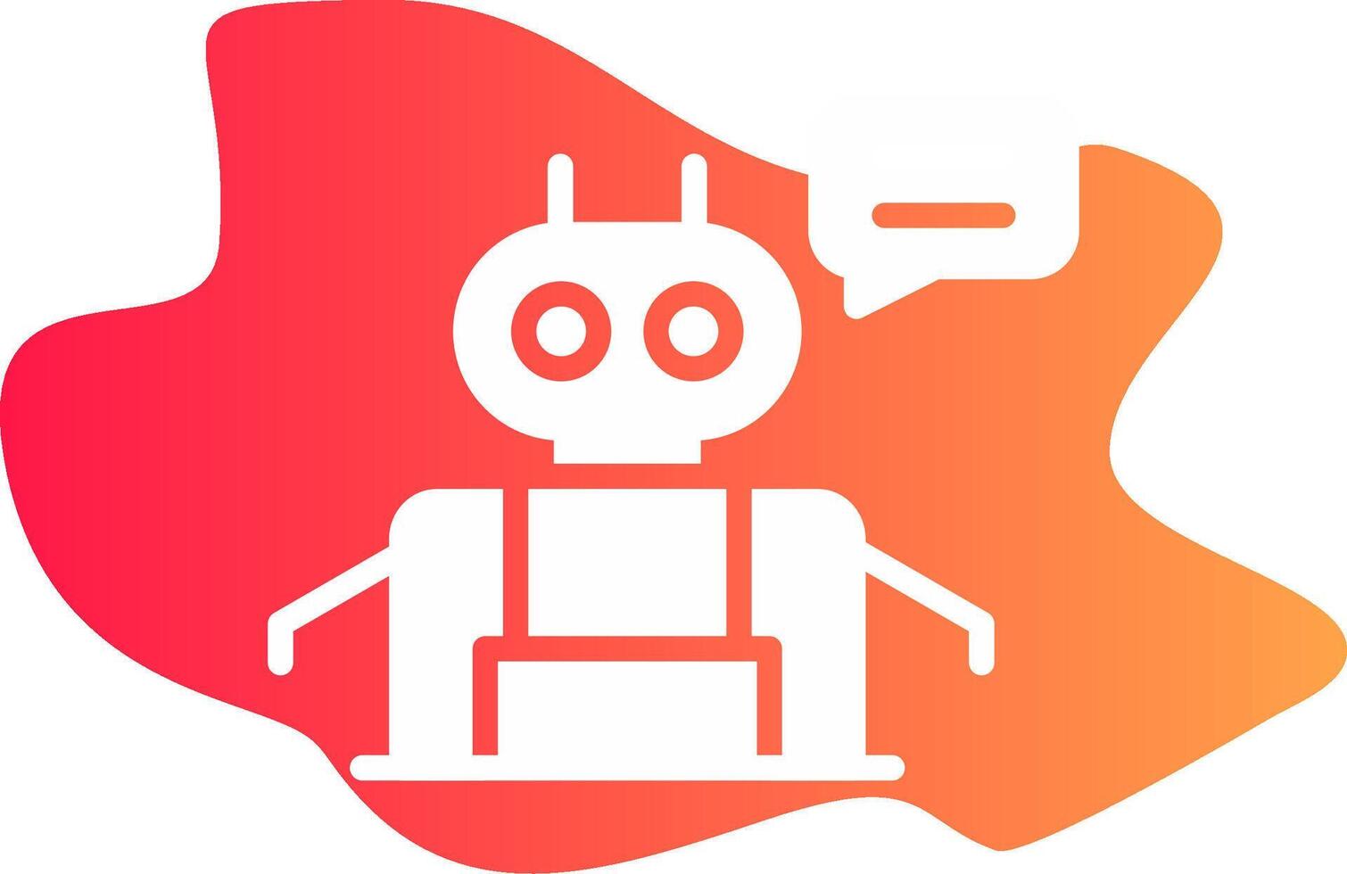 Chatbot Creative Icon Design vector