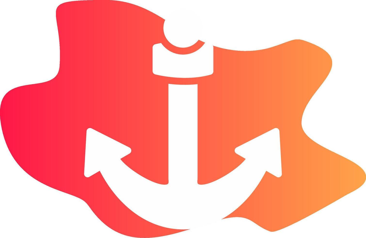 Anchor Creative Icon Design vector