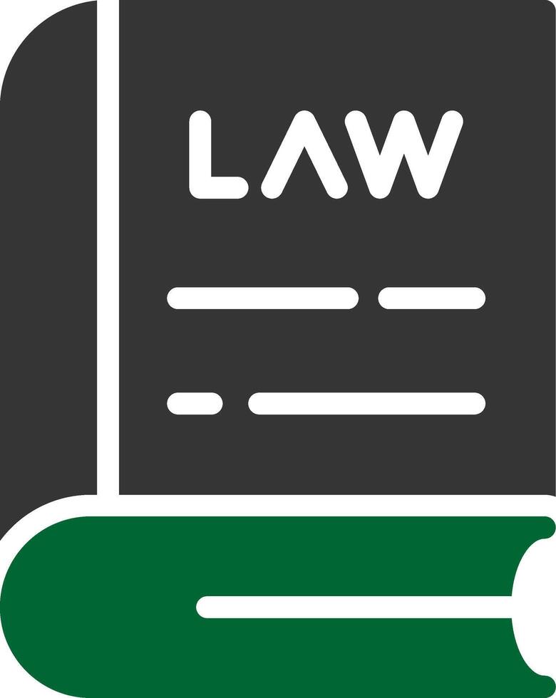 Law Book Creative Icon Design vector