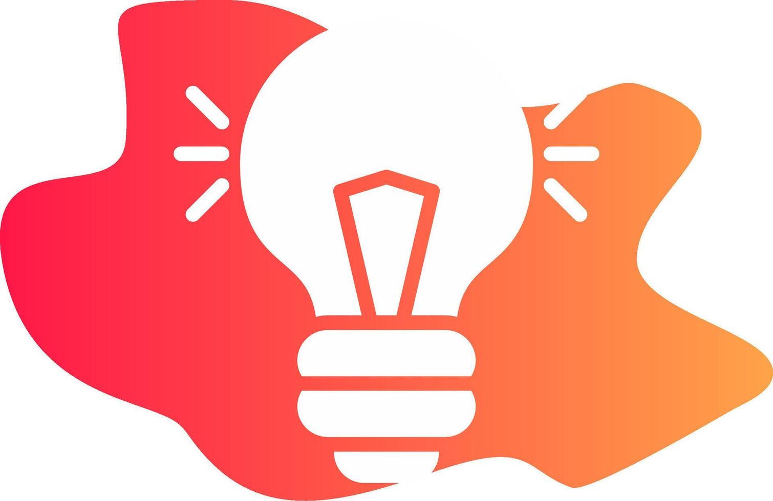 Light Bulb Creative Icon Design vector