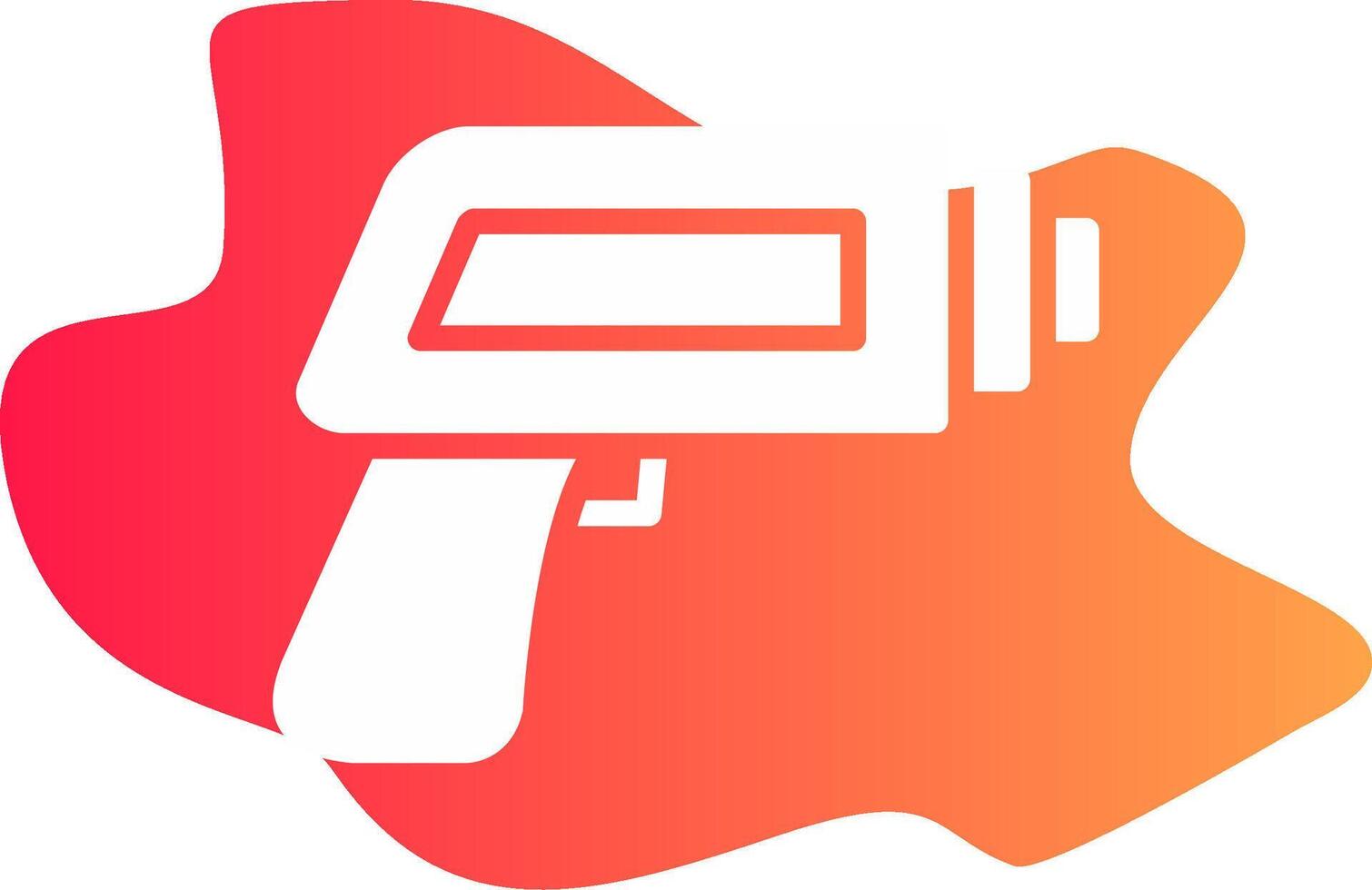 Thermometer Gun Creative Icon Design vector