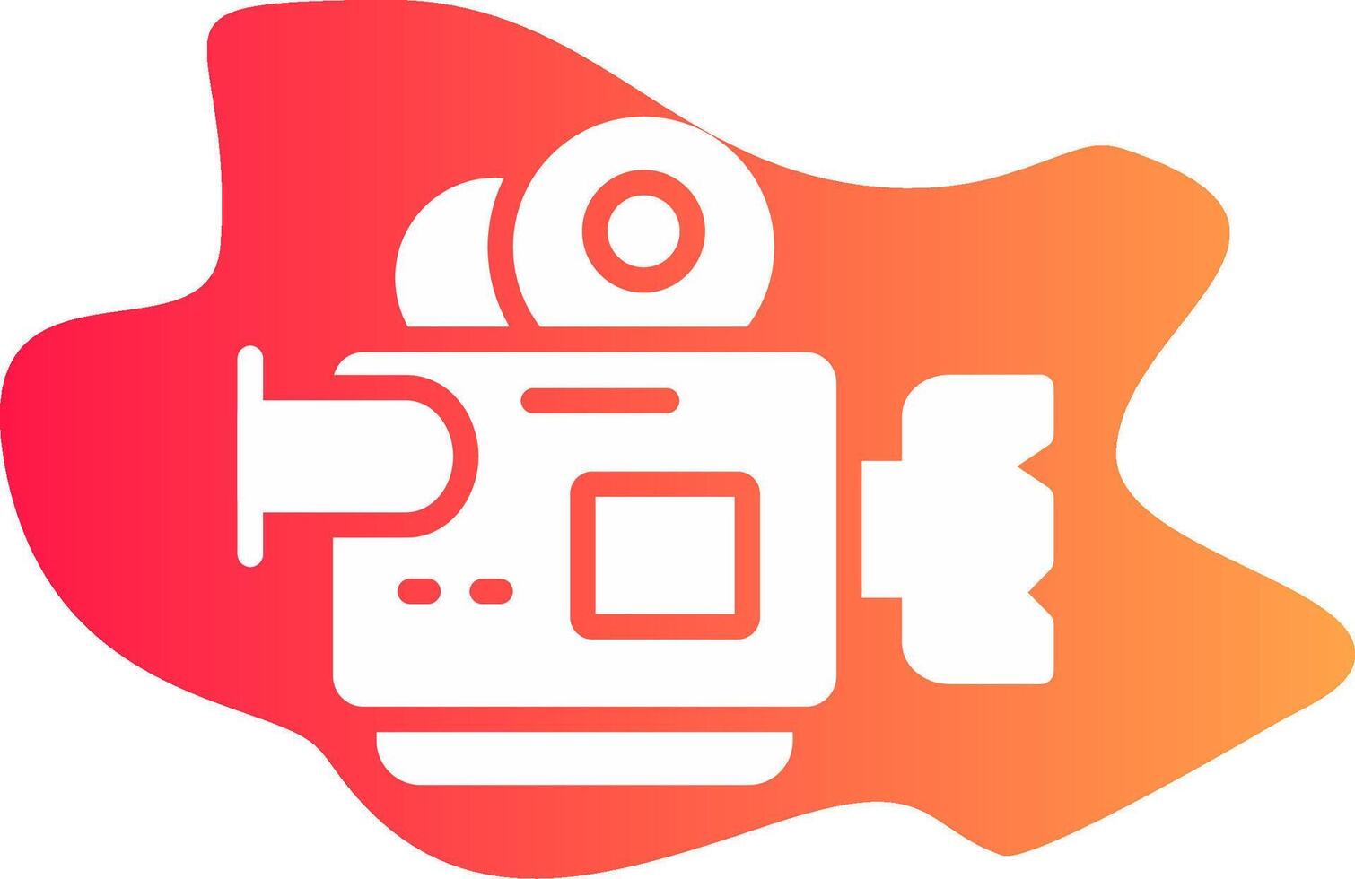 Video Camera Creative Icon Design vector