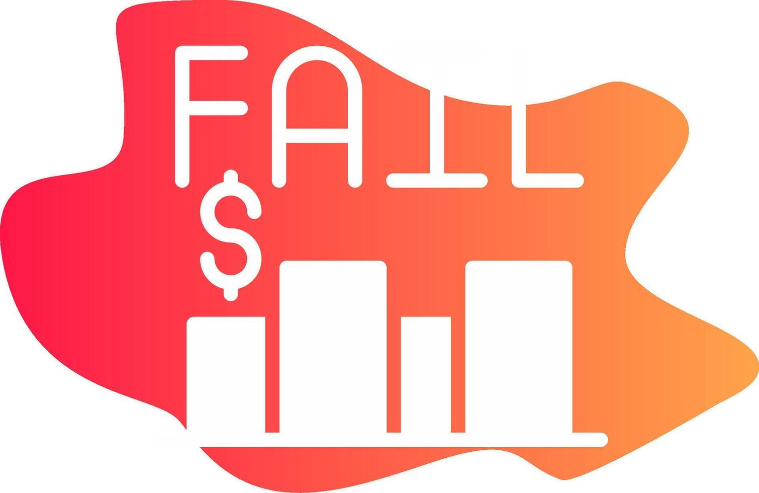 Business Fail Creative Icon Design vector