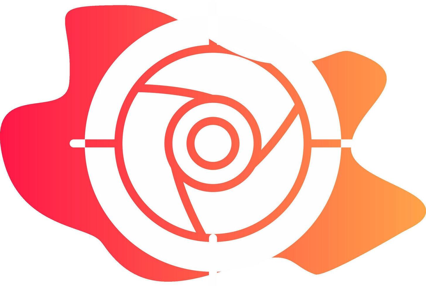Shutter Creative Icon Design vector