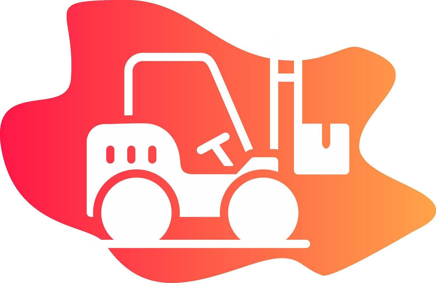 Forklift Creative Icon Design vector