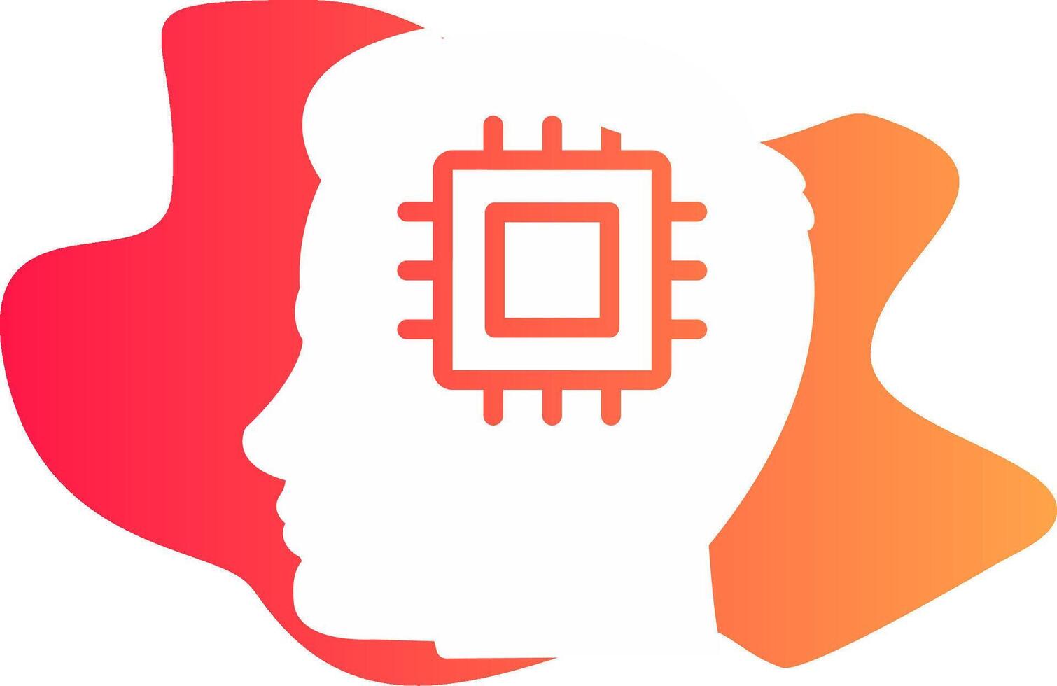 Human Processor Creative Icon Design vector