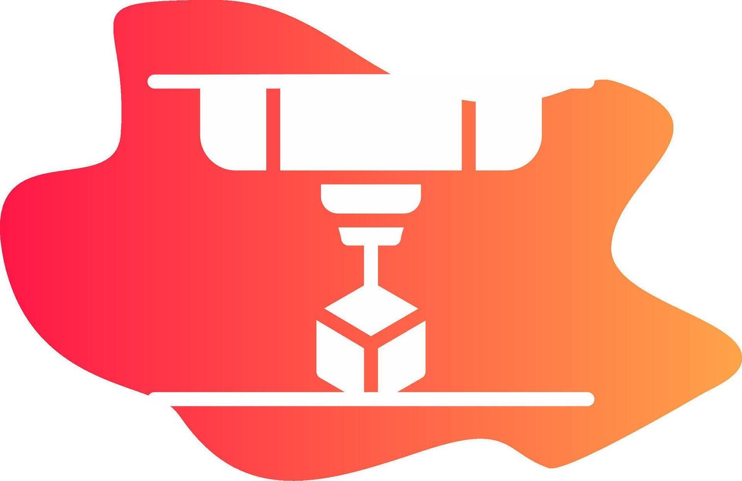 3D Printing Creative Icon Design vector