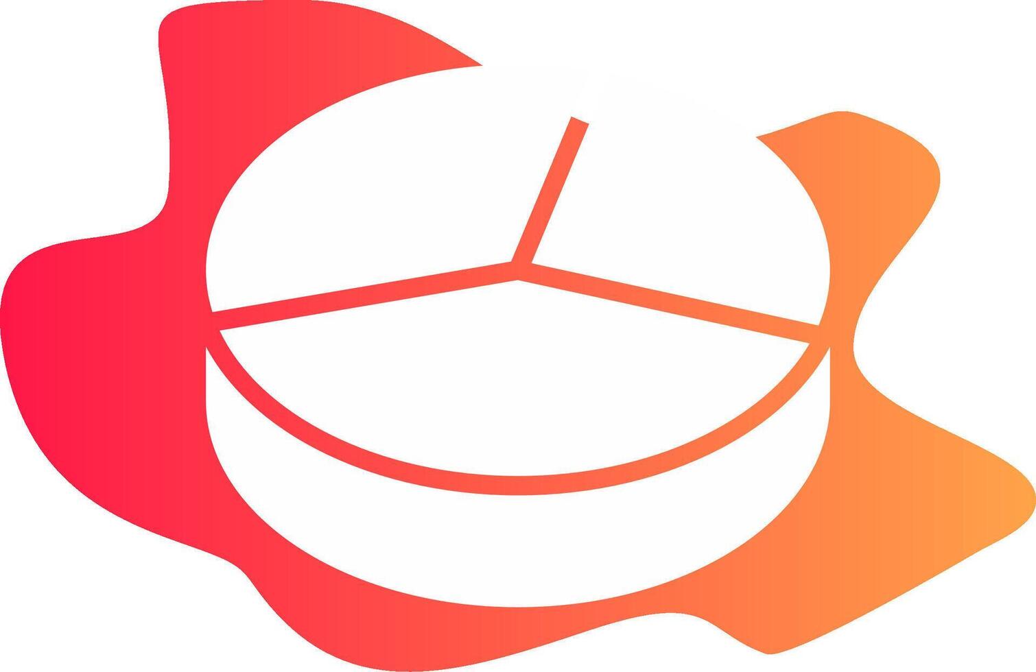 3D Pie Creative Icon Design vector