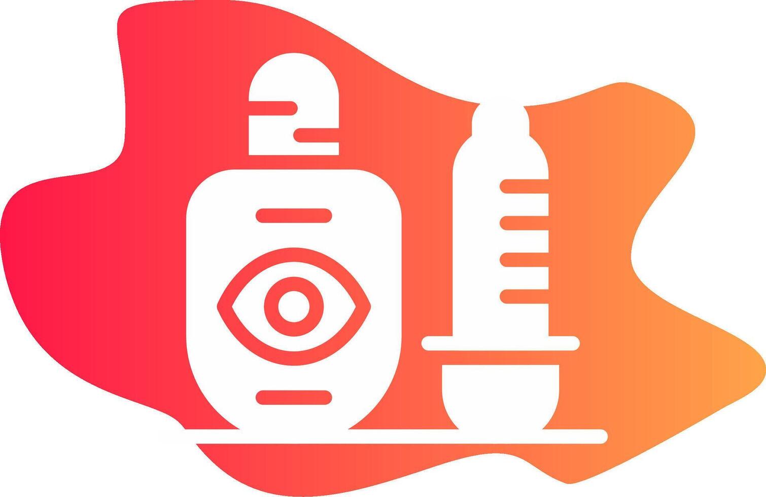 Artificial Tears Creative Icon Design vector