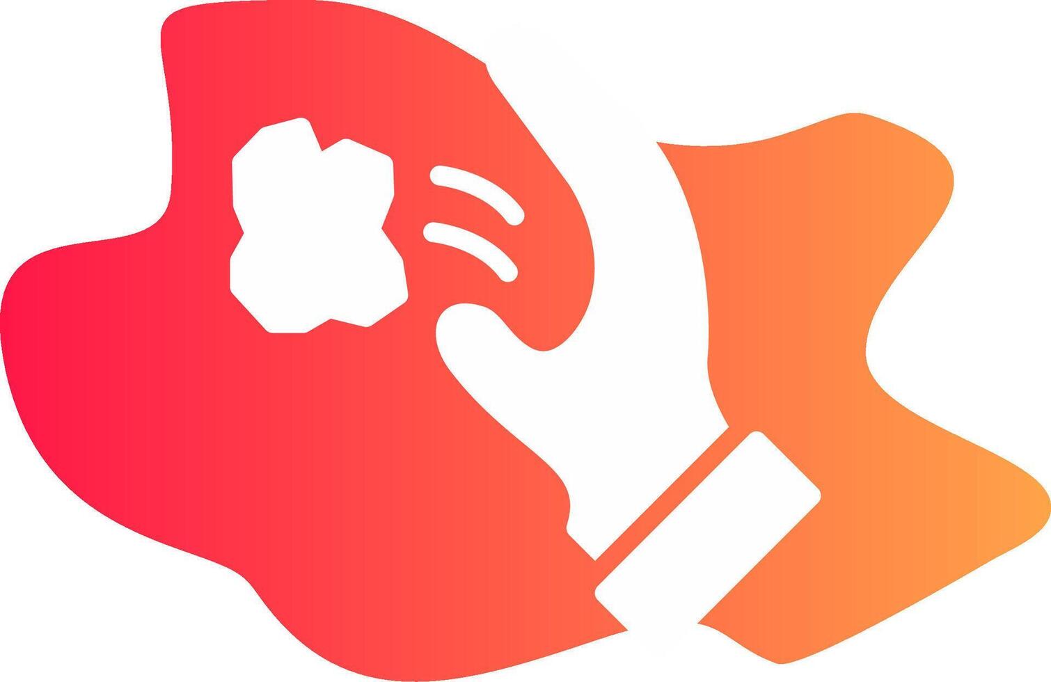 Throwing Trash Creative Icon Design vector
