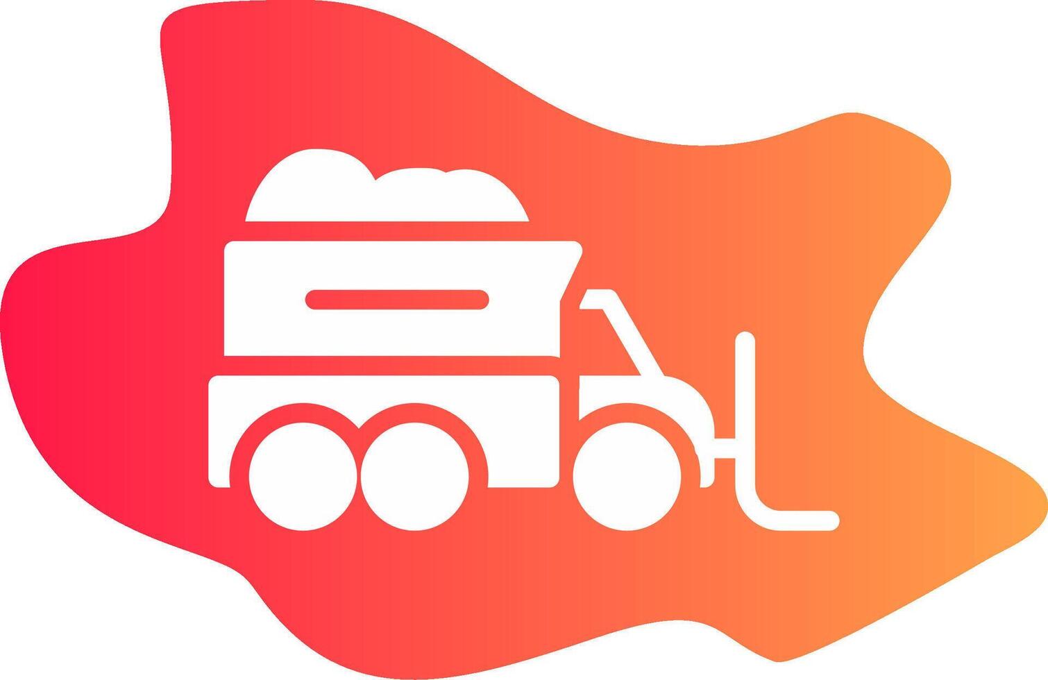 Snowplow Creative Icon Design vector