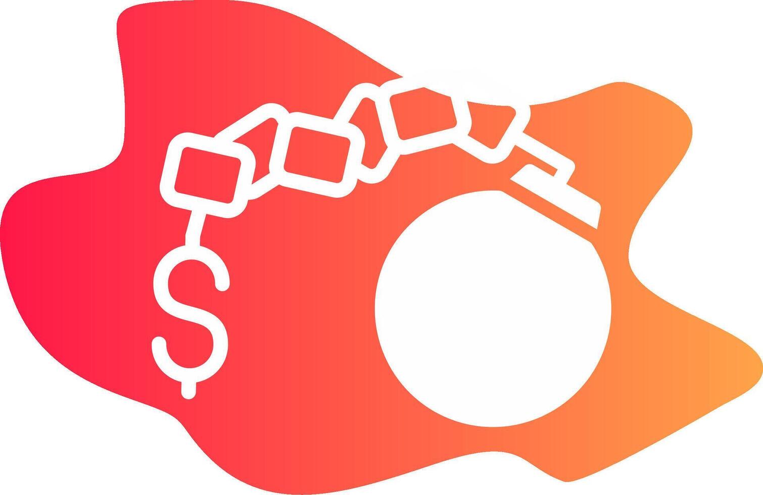 Debt Creative Icon Design vector
