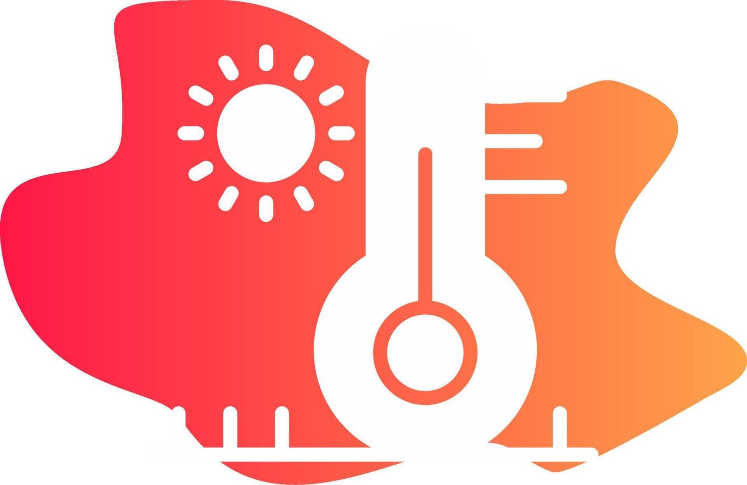 High Temperature Creative Icon Design vector