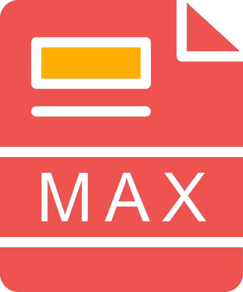 MAX Creative Icon Design vector