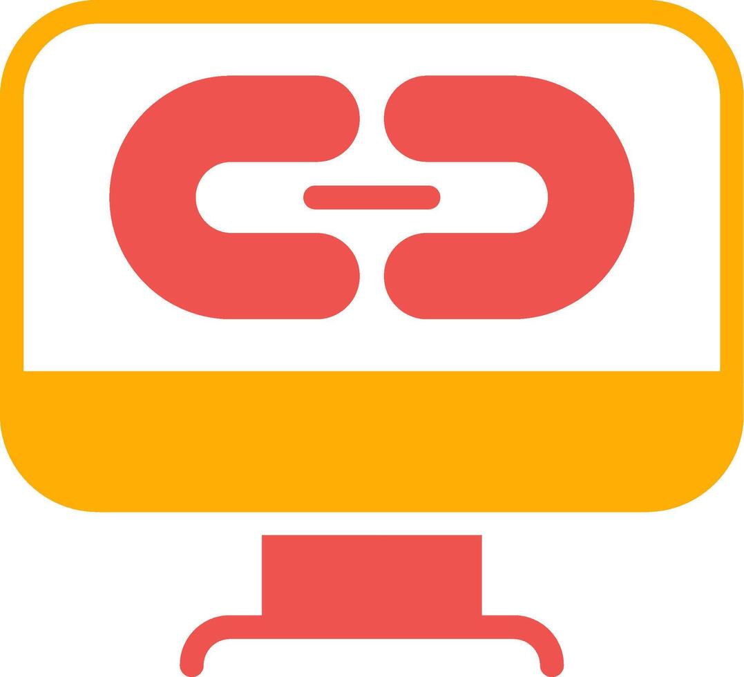 Link Creative Icon Design vector