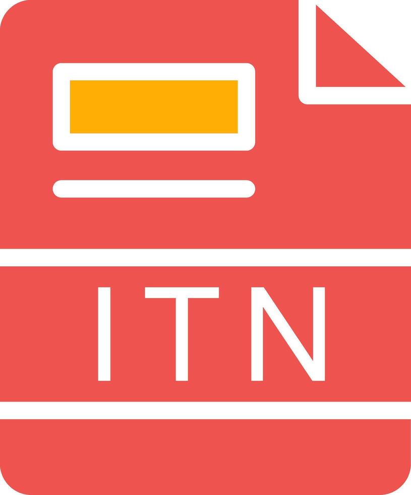 ITN Creative Icon Design vector