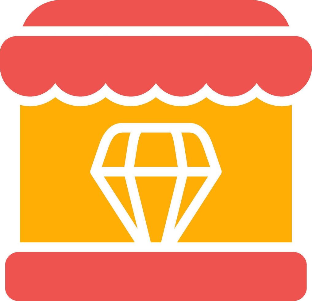 Diamond Shop Creative Icon Design vector