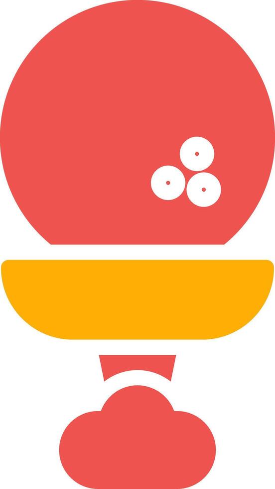 Golf Ball Creative Icon Design vector