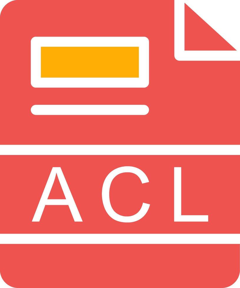 ACL Creative Icon Design vector