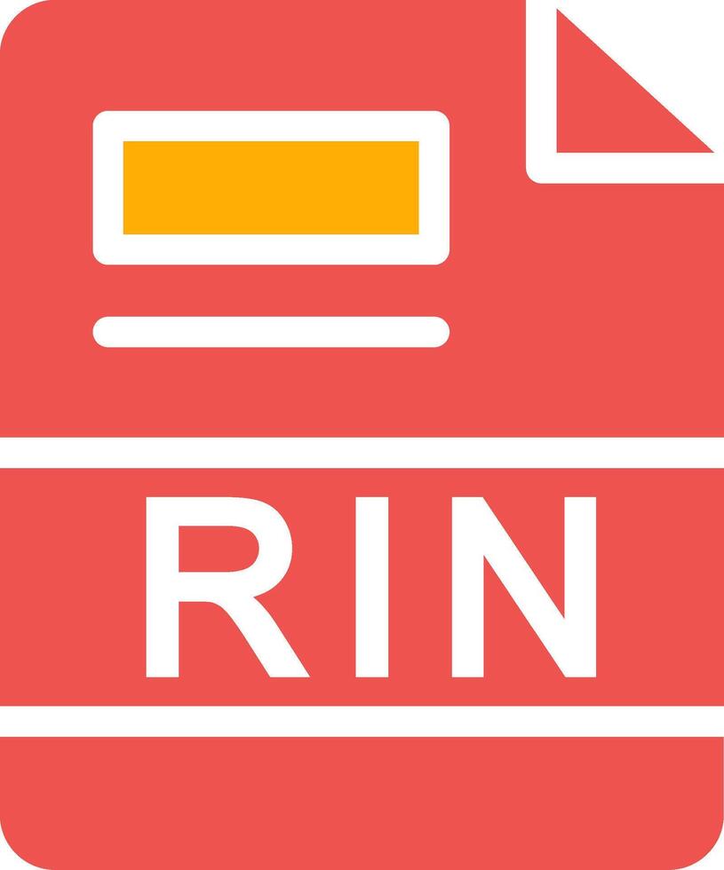 RIN Creative Icon Design vector