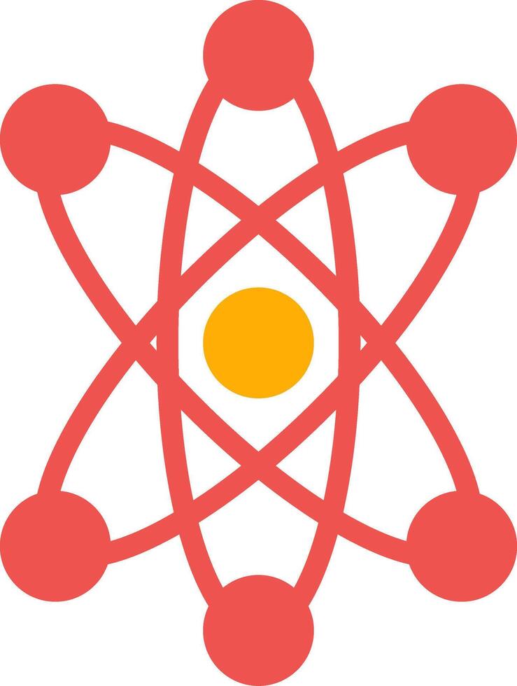 Atom Creative Icon Design vector