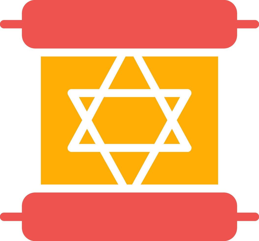 Scroll torah Creative Icon Design vector
