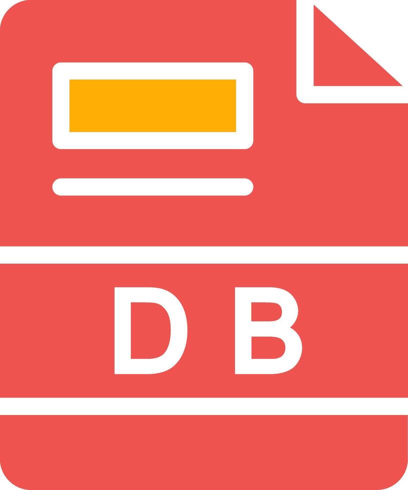 DB Creative Icon Design vector