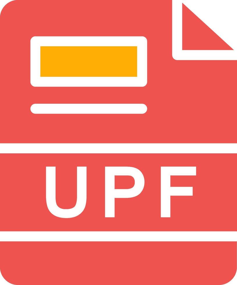 UPF Creative Icon Design vector