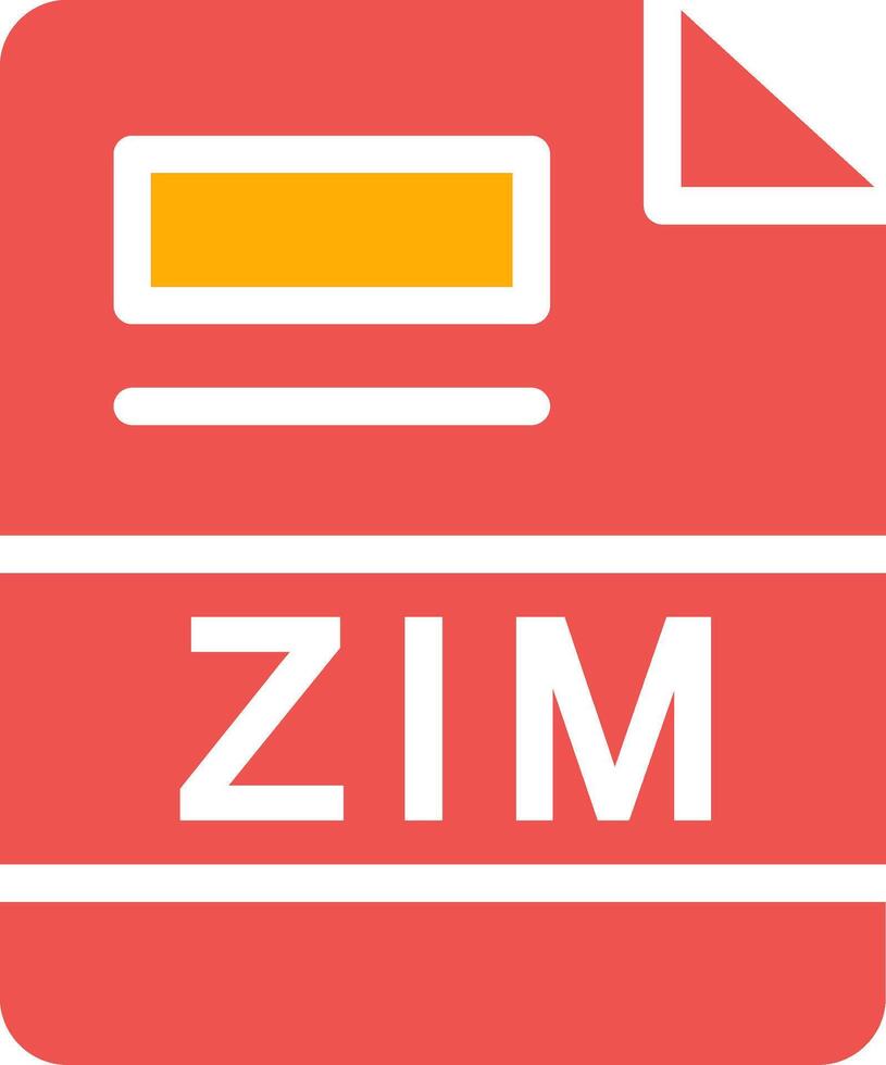 ZIM Creative Icon Design vector