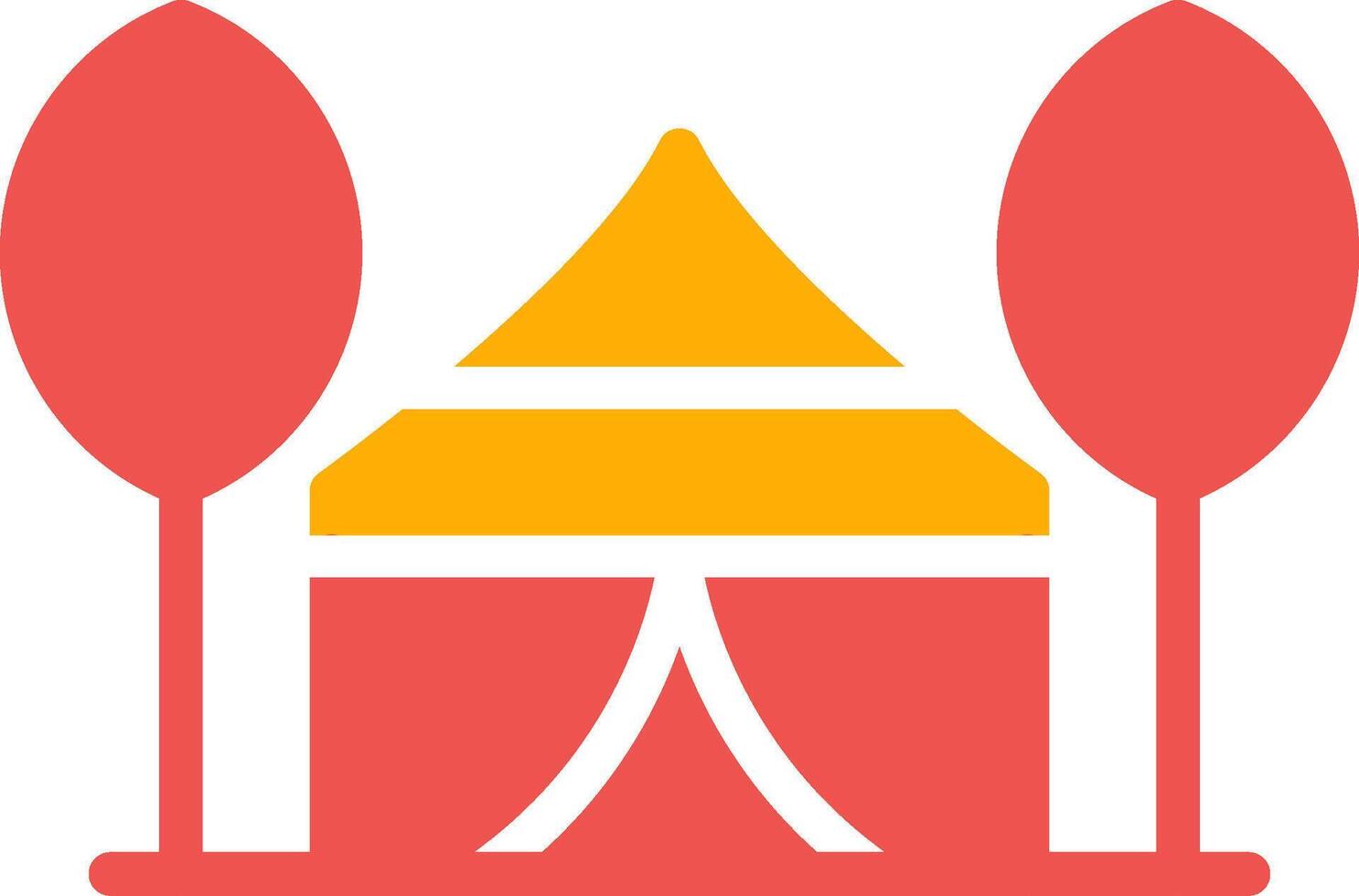 Tent Creative Icon Design vector