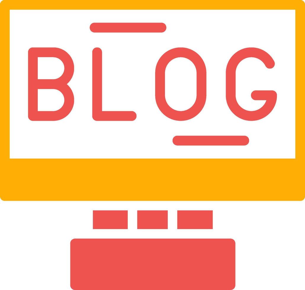 Blogging Creative Icon Design vector
