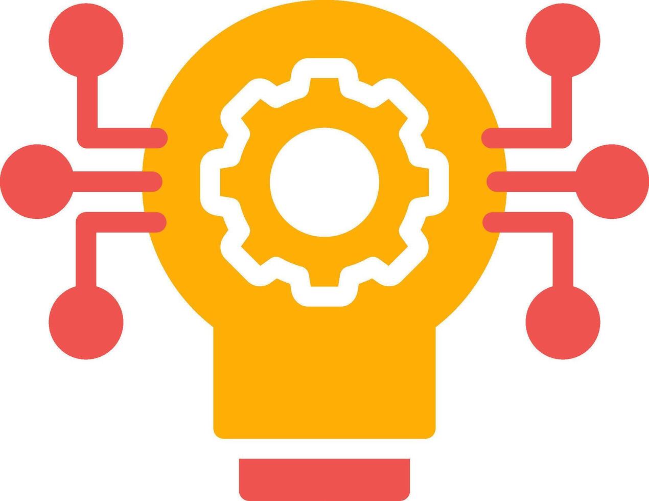 Technology Disruption Creative Icon Design vector