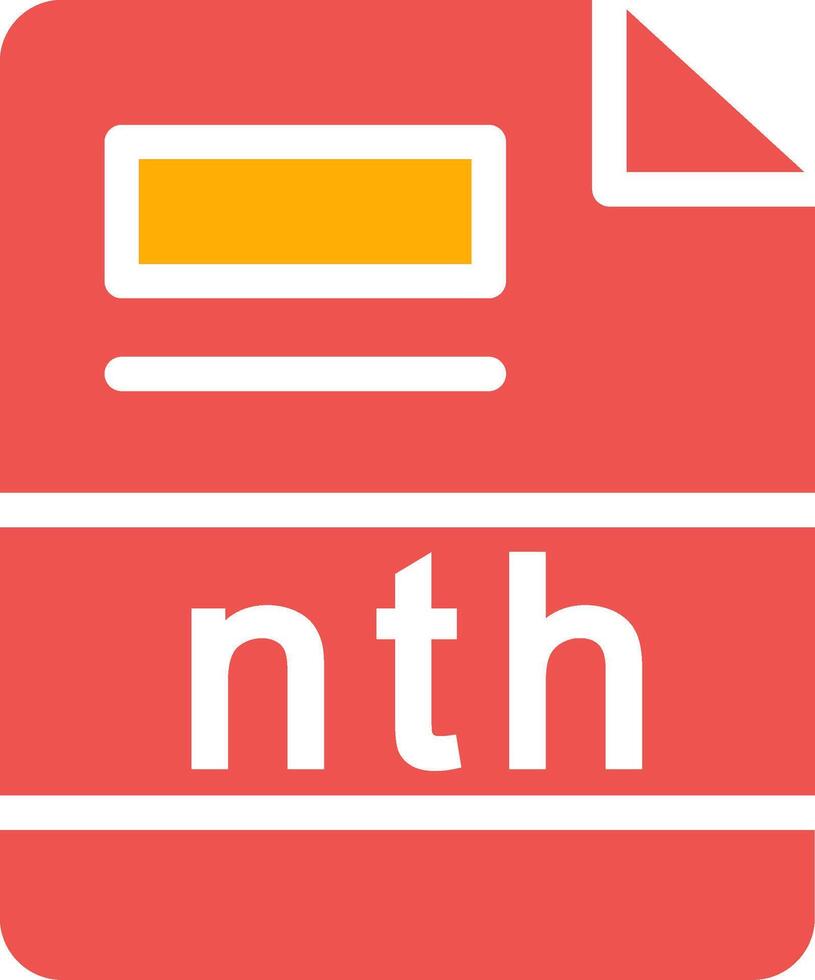 nth Creative Icon Design vector