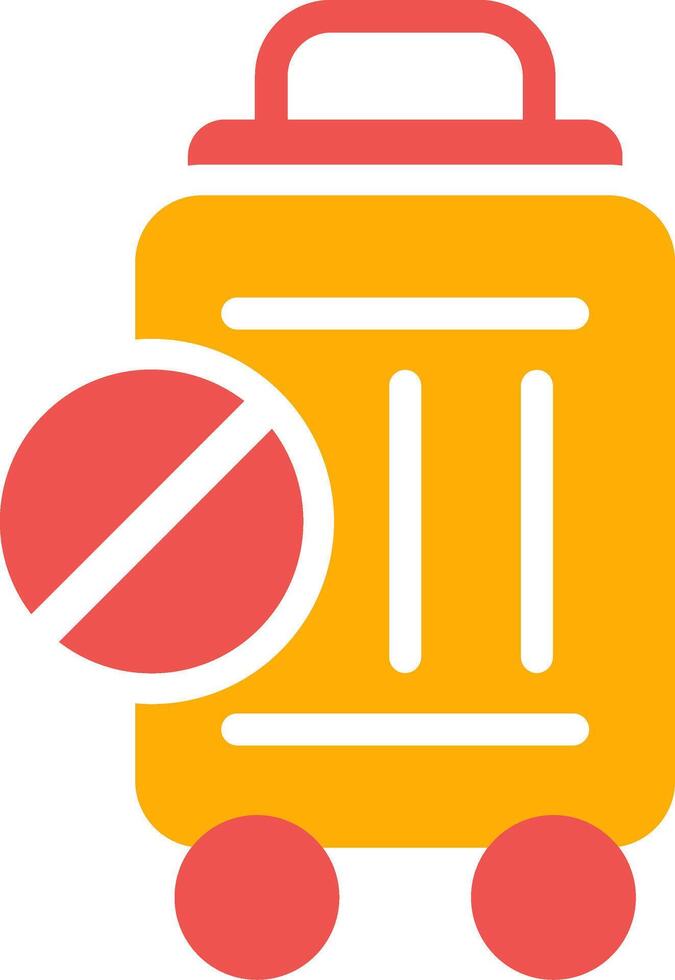 Travel Restrictions Creative Icon Design vector