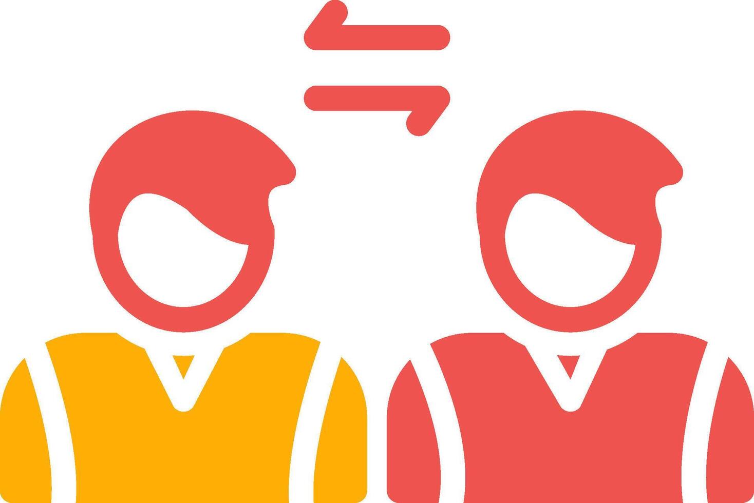 Social Distancing Creative Icon Design vector