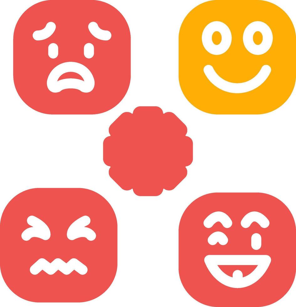 Perceiving Emotions Creative Icon Design vector