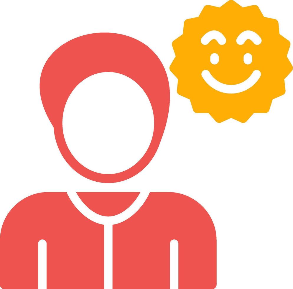 Optimism Creative Icon Design vector